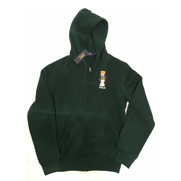 ralph lauren zip through hoodie